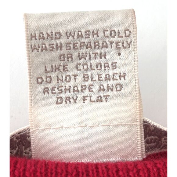 Sarah Spencer Womens Merino Wool Sweater Large Preppy Academia Minimalist Staple - Picture 4 of 7